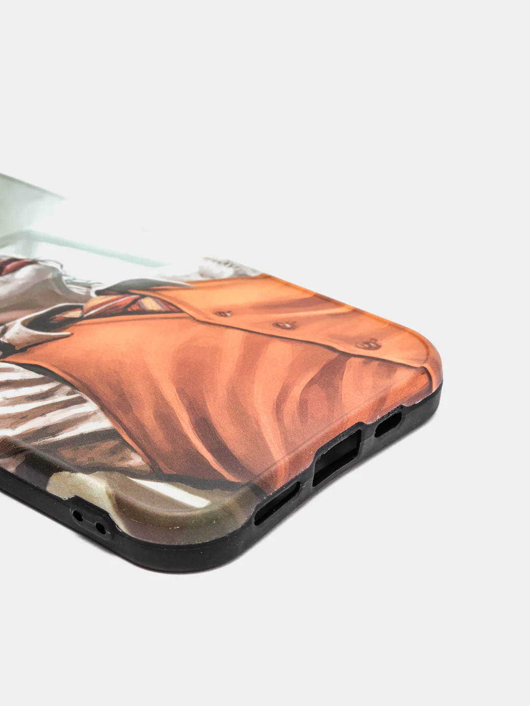 Бирюзовый чехол для iPhone 11, 13, 13 Pro с картинкой / рисунком