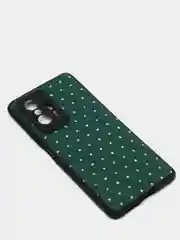 Зеленый чехол Xiaomi 11T, Xiaomi 11T Pro (Сяоми 11Т, 11Т Про) силиконовый под кожу со стразами
