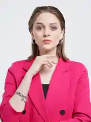 Розовый браслет подростковый/браслет женский