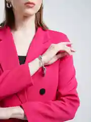 Розовый браслет подростковый/браслет женский