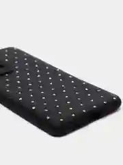 Черный чехол Xiaomi 11T, Xiaomi 11T Pro (Сяоми 11Т, 11Т Про) силиконовый под кожу со стразами