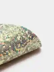 Бежевый кожзам с блеском, кожзам с блёстками, кожзам для бантиков, глиттер