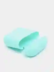 Бирюзовый силиконовый чехол для наушников AirPods 1, 2