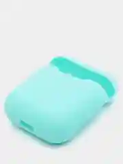 Бирюзовый силиконовый чехол для наушников AirPods 1, 2