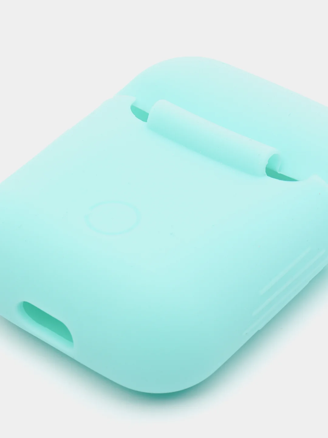 Бирюзовый силиконовый чехол для наушников AirPods 1, 2