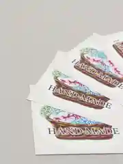Стикеры-наклейки для упаковки изделий Hand Made, 10 штук, 4 варианта надписей