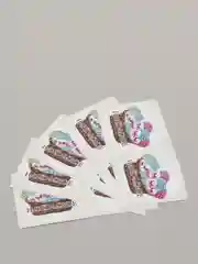 Стикеры-наклейки для упаковки изделий Hand Made, 10 штук, 4 варианта надписей