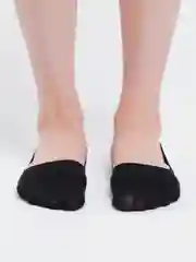 Угольный носки-следки женские