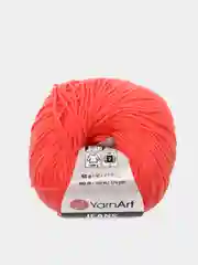 Коралловый пряжа YarnArt Jeans Ярнарт Джинс
