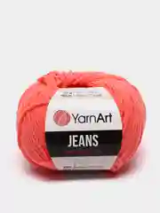 Коралловый пряжа YarnArt Jeans Ярнарт Джинс