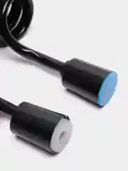 Пружинный гибкий шланг для душа, чёрный