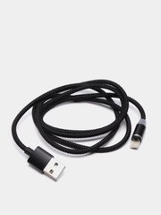Магнитный кабель 3 в 1, 1м для зарядки устройств c разъемом MicroUSB, Type-C, Lightning