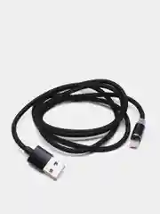 Белый магнитный кабель 3 в 1, 1м для зарядки устройств c разъемом MicroUSB, Type-C, Lightning