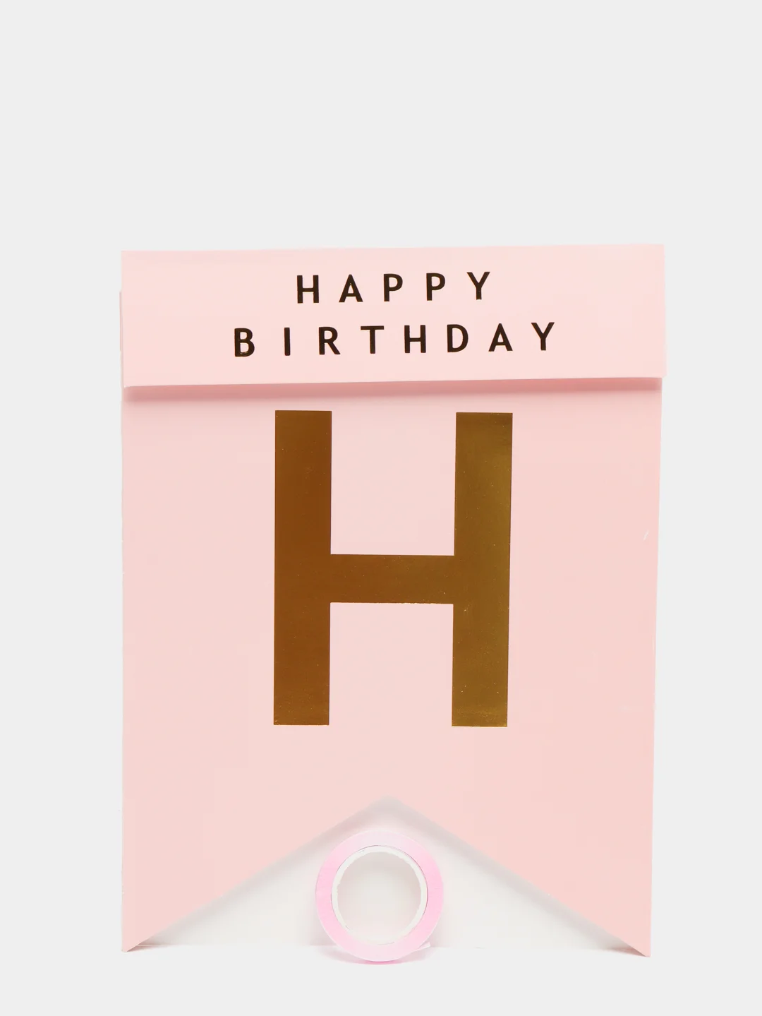 Конфетный гирлянда растяжка из букв "Happy Birthday", гирлянда С Днем Рождения, 16*20 см
