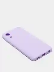 Лавандовый чехол Samsung Galaxy A03 core, силиконовый