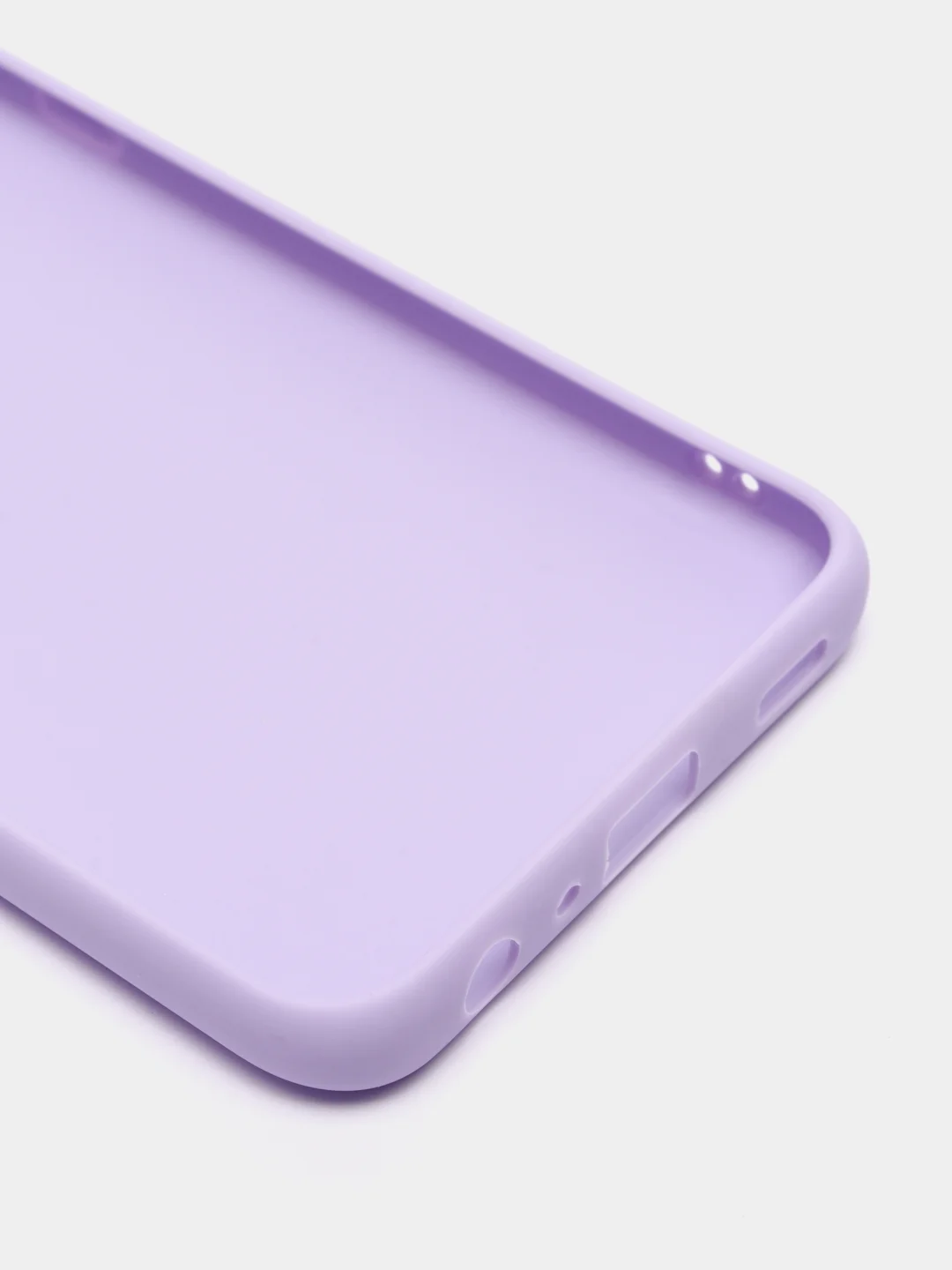 Лавандовый чехол Samsung Galaxy A03 core, силиконовый