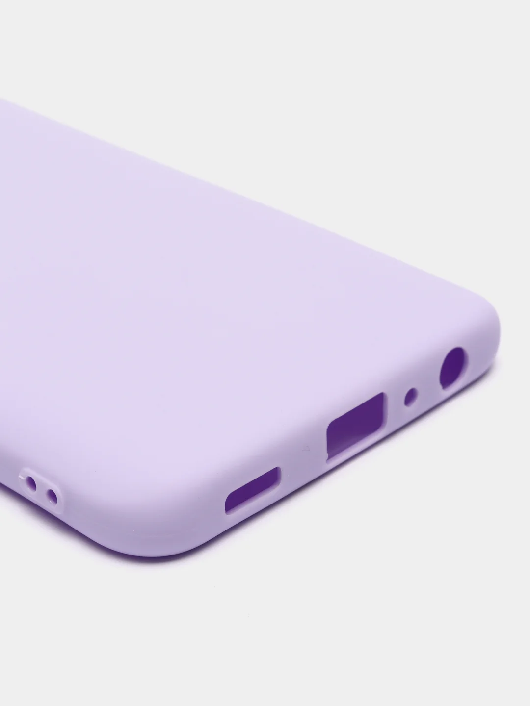 Лавандовый чехол Samsung Galaxy A03 core, силиконовый