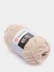 Бежевый пряжа плюшевая YarnArt Dolce (ЯрнАрт Дольче)