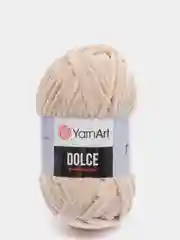 Бежевый пряжа плюшевая YarnArt Dolce (ЯрнАрт Дольче)