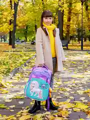 Зеленый школьный рюкзак детский