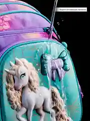 Зеленый школьный рюкзак детский
