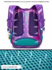 Зеленый школьный рюкзак детский