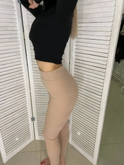 Лосины с широким поясом