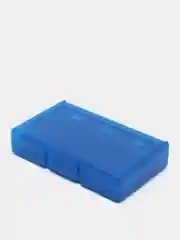 Синий кейс коробка для хранения 24 игровых картриджей Nintendo Switch