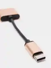 Переходник штекер TYPE-C - гнездо TYPE-C / 3,5мм GL-022