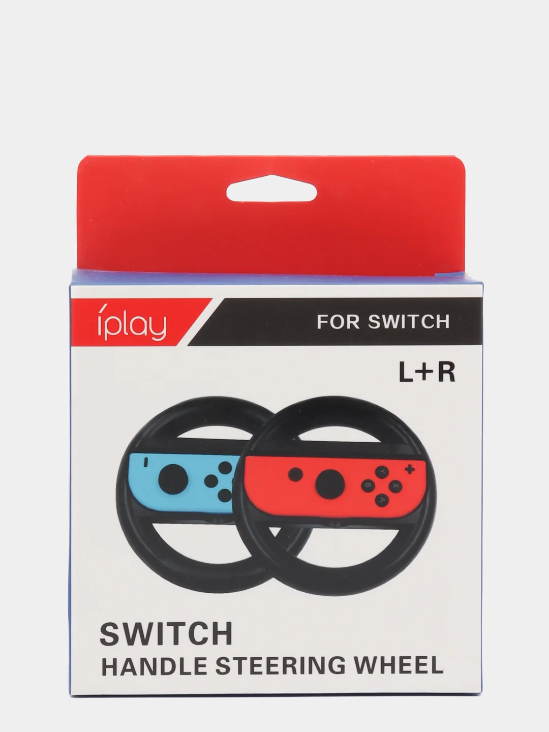 Красный держатель в виде руля для Nintendo Switch Joy Con, 2 штуки