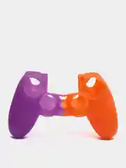 Пурпурный защитный чехол двуцветный для джойстика DualShock 4 / PS4 / PlayStation 4