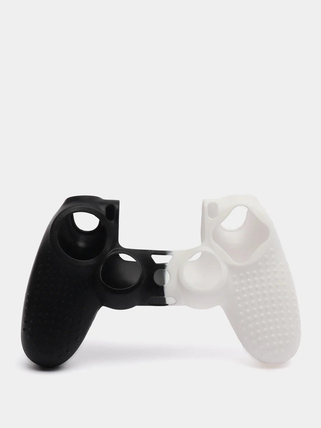 Черный защитный чехол двуцветный для джойстика DualShock 4 / PS4 / PlayStation 4