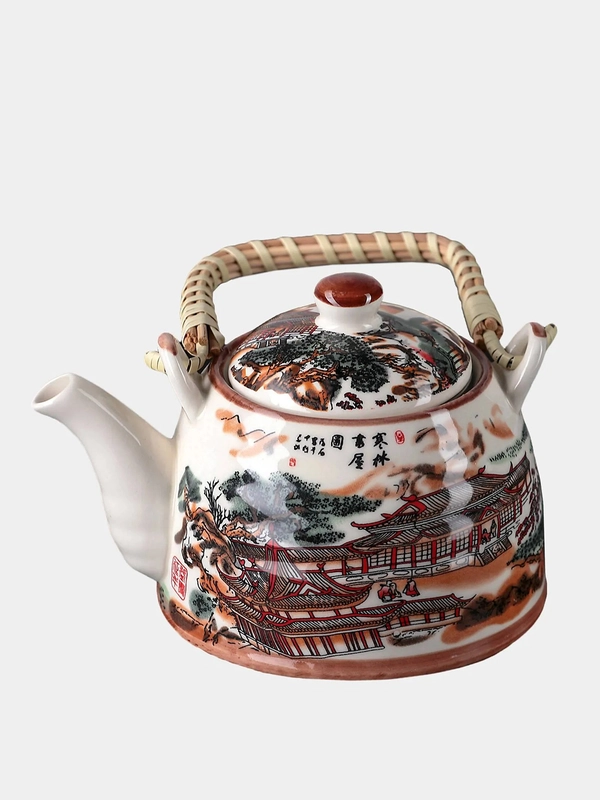 Чайник заварочный "Пейзаж", 600 мл, металлическое сито