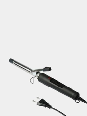 Плойка LuazON LW-03, 30 Вт, алюминиевое покрытие, d=16 мм, 180С, черная