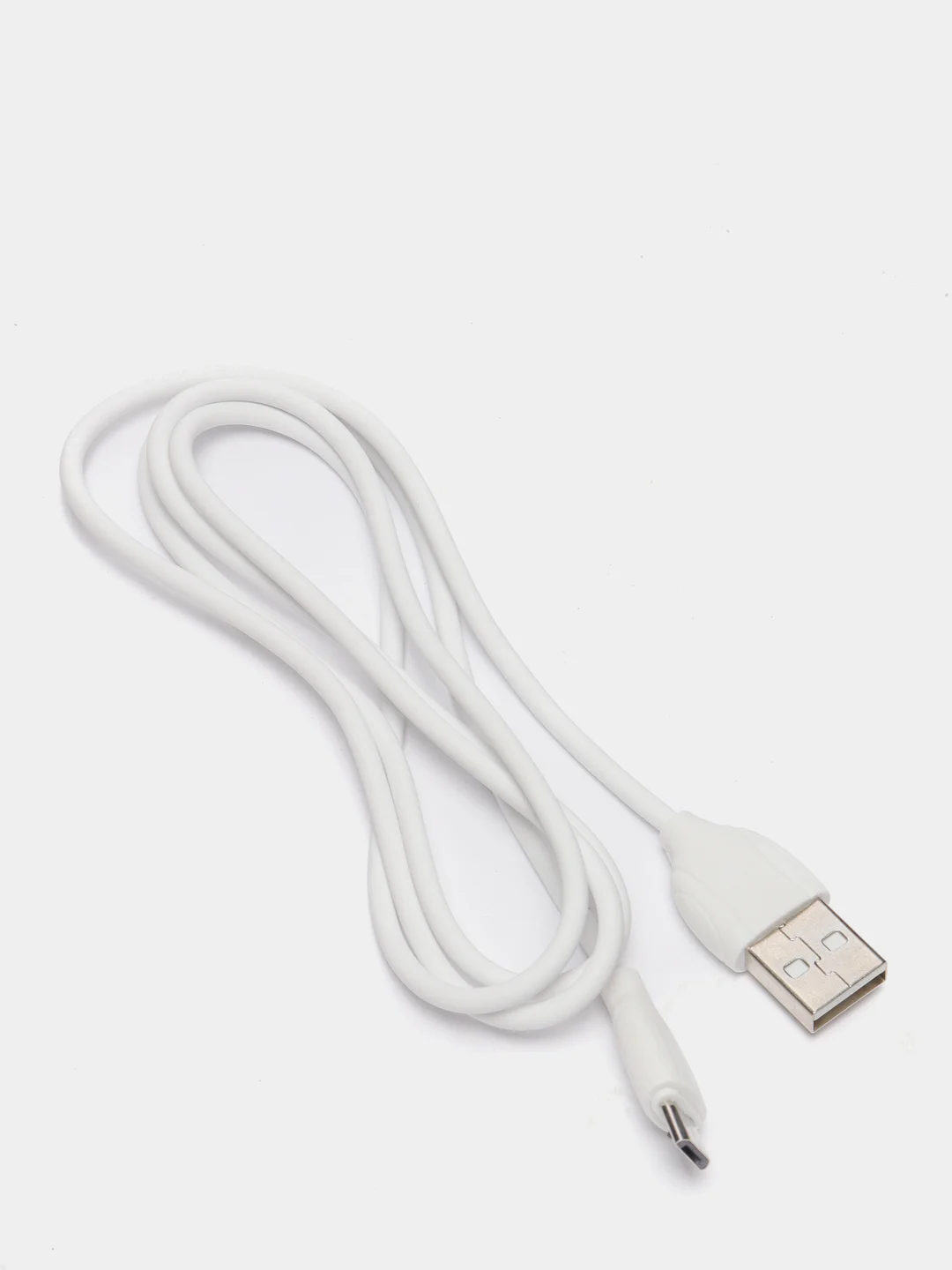 Белый кабель зарядный Borofone BX19 Micro-USB для android