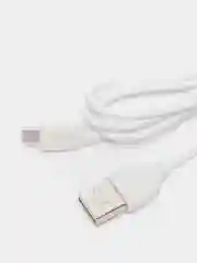 Белый кабель зарядный Borofone BX19 Micro-USB для android