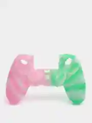 Розовый защитный чехол двуцветный для джойстика DualShock 4 / PS4 / PlayStation 4