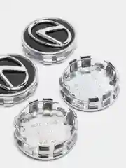 Колпачки-заглушка на литой диск Lexus, 4 штуки, черные