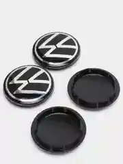 Колпачки заглушки на литые диски Volkswagen VW, 66 мм, 5H0 601 171, 4 штуки