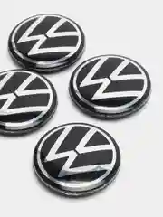 Колпачки заглушки на литые диски Volkswagen VW, 66 мм, 5H0 601 171, 4 штуки