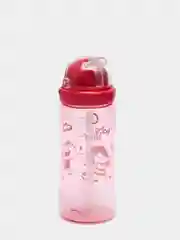 Розовый поильник Baby Land с трубочкой, 300 ml
