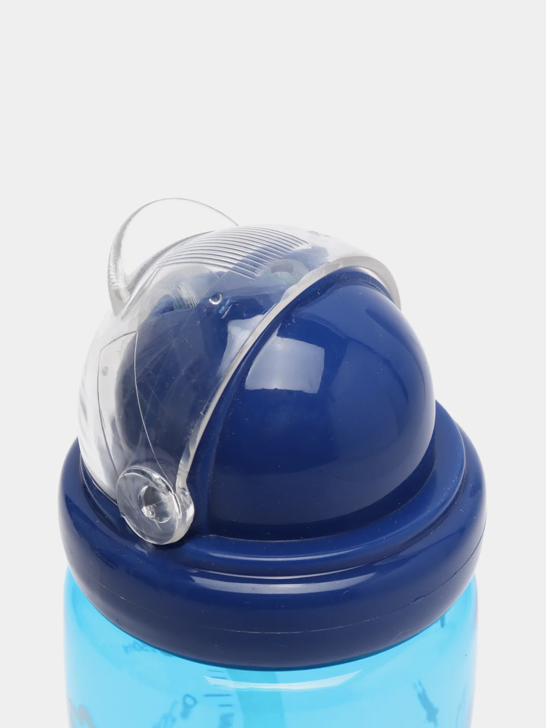 Синий поильник Baby Land с трубочкой, 300 ml