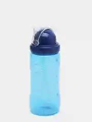 Синий поильник Baby Land с трубочкой, 300 ml