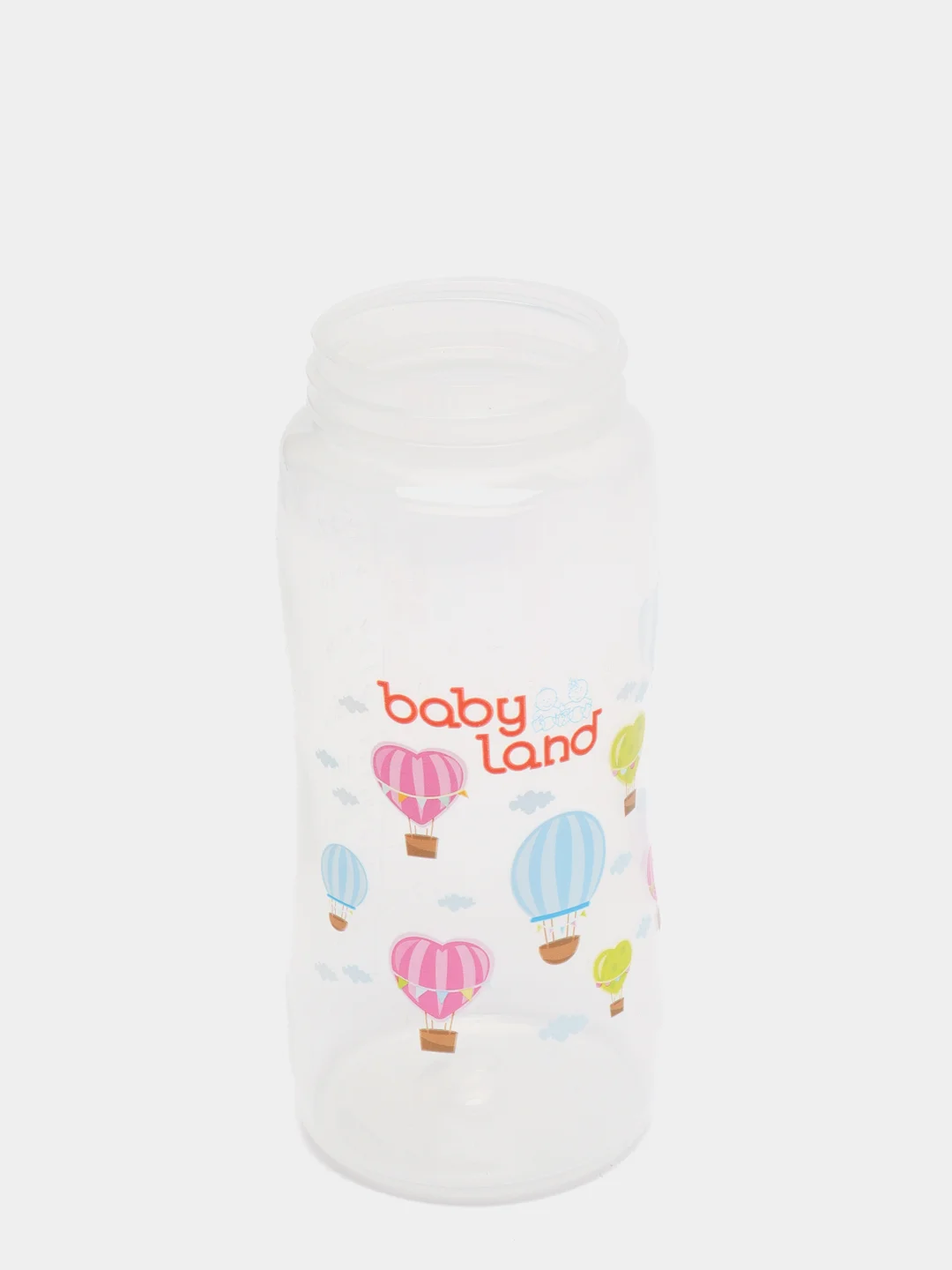 Красный бутылочка Baby Land 300мл с широким горлом и силиконовой анатомической соской Air System