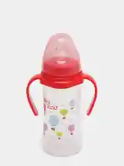 Красный бутылочка Baby Land 300мл с широким горлом и силиконовой анатомической соской Air System