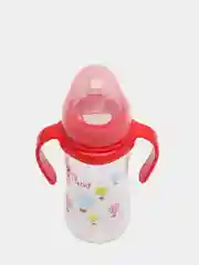 Красный бутылочка Baby Land 300мл с широким горлом и силиконовой анатомической соской Air System
