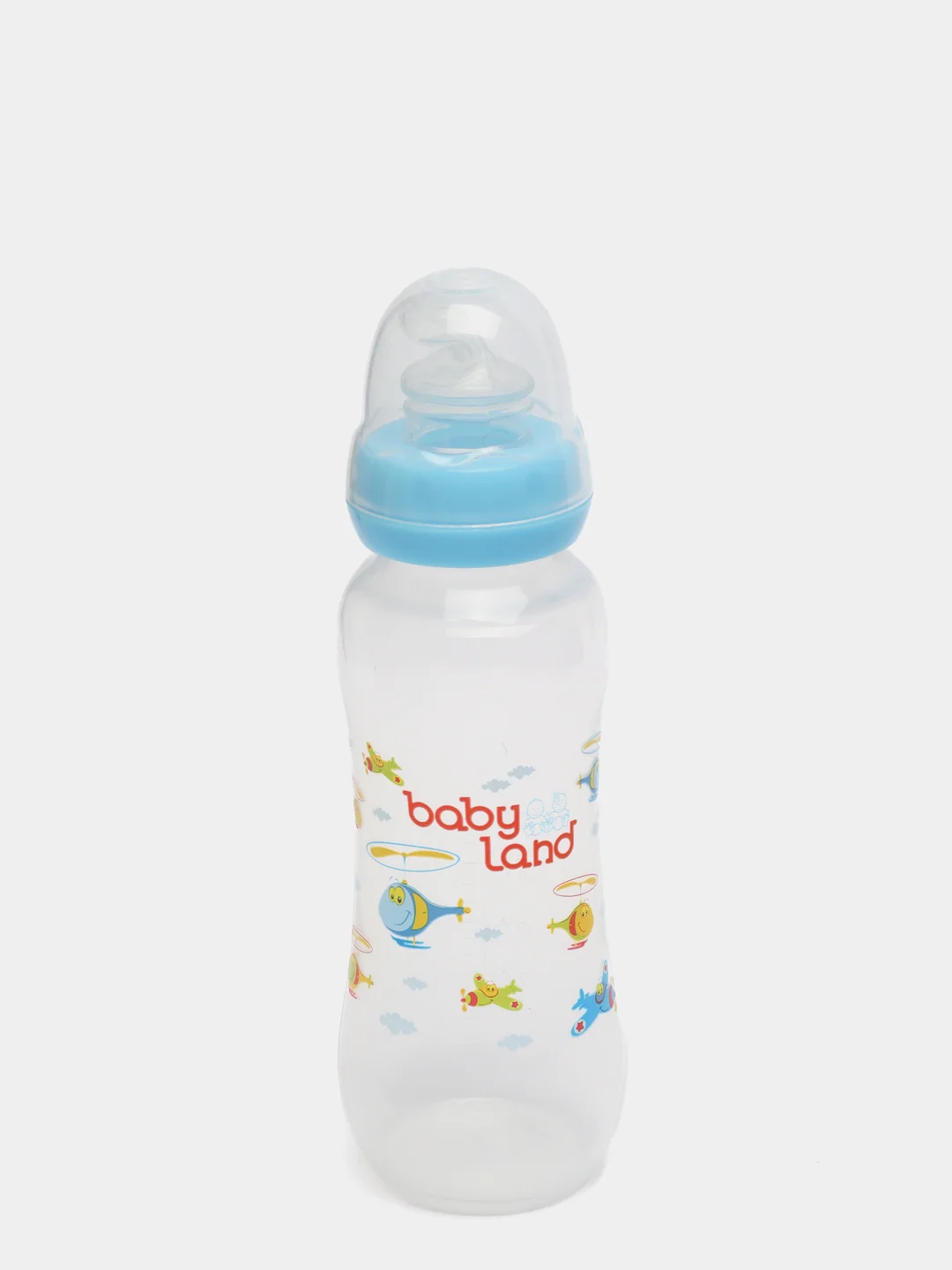 Голубой бутылочка Baby Land, 240 мл, с силиконовой анатомической соской Air System