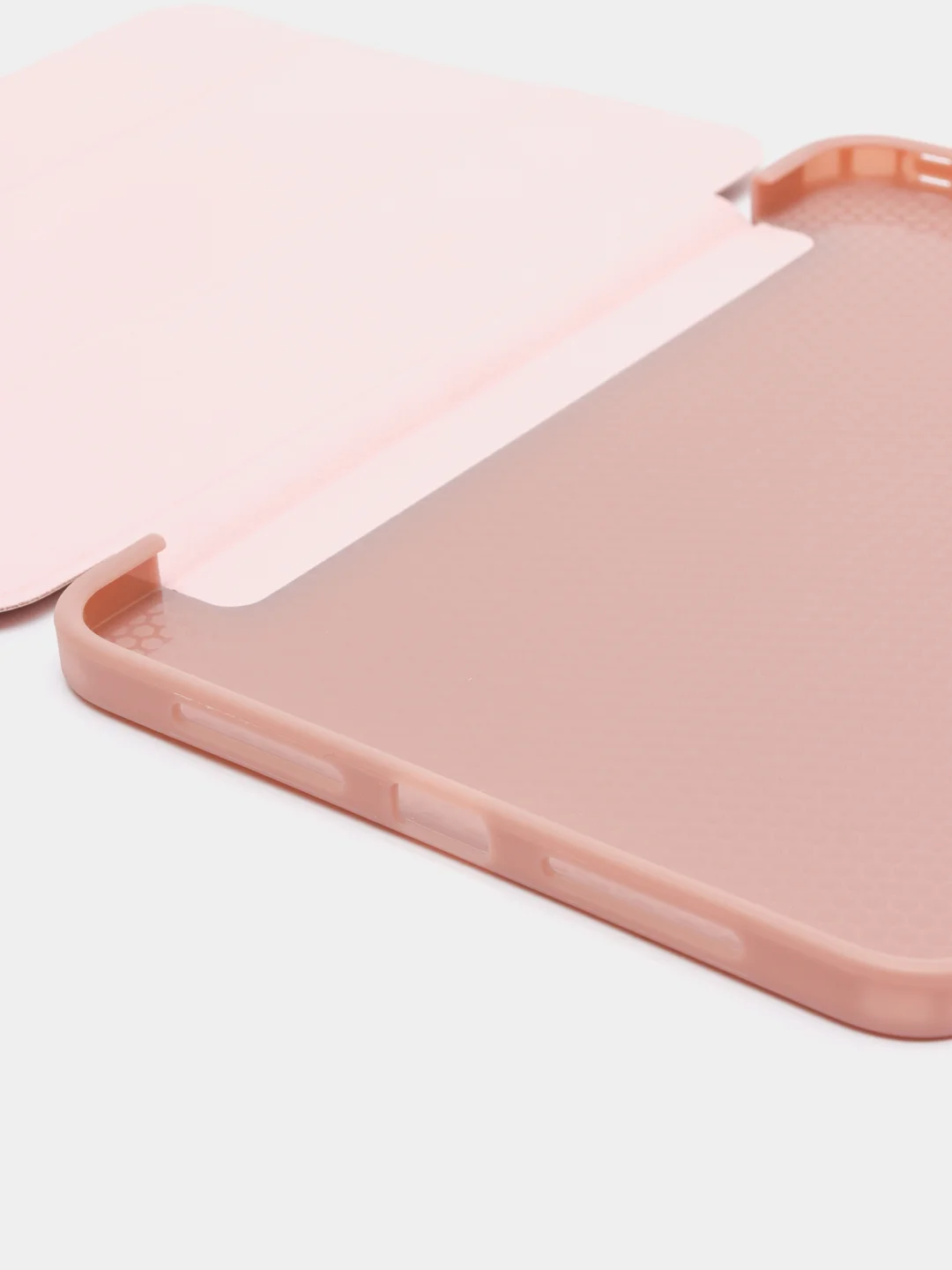 Розовый чехол-книжка для планшета iPad Mini 2021 6 поколения 8.3 КАРТОФАН, функция подставки