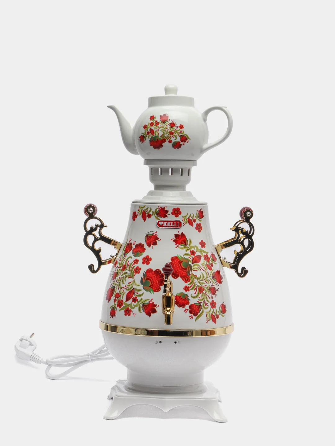 Самовар Kelli KL-1321, white