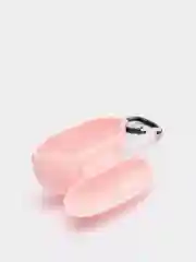 Розовый чехол на Huawei FreeBuds 4i для беспроводных наушников КАРТОФАН силиконовый матовый тонкий